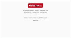 Desktop Screenshot of apirm.es